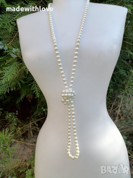 Перлена огърлица дълга, снимка 1