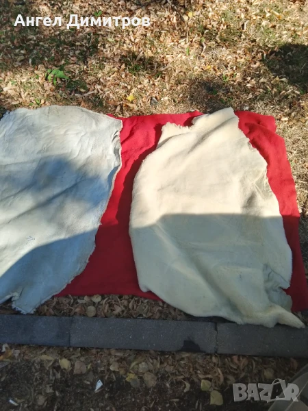 2 броя агнешка кожа нова , снимка 1