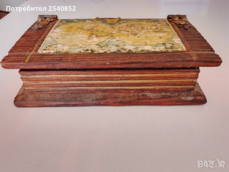 Стара дървена кутия, снимка 1