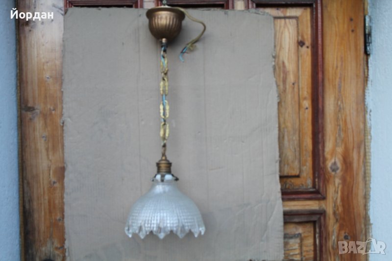 Оригинален италиянски абажур 1920-1930 година, снимка 1