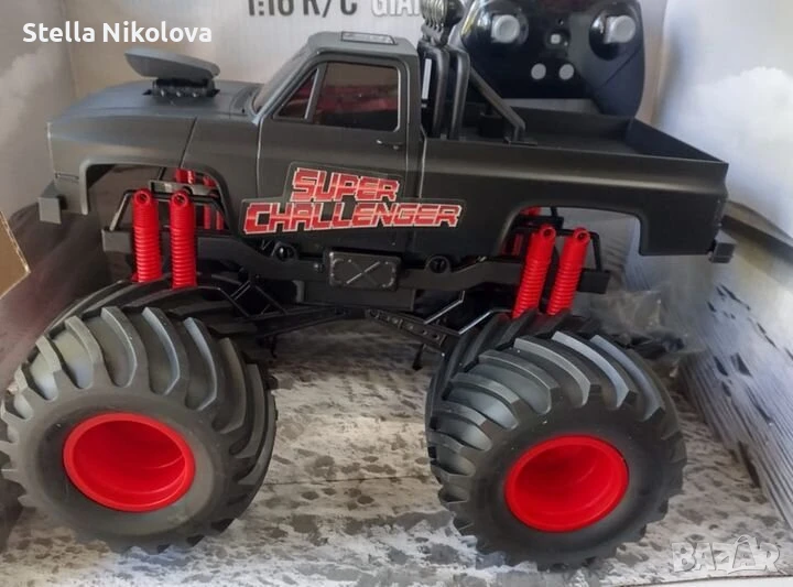 Супер джип с големи гуми и радиоконтрол, снимка 1