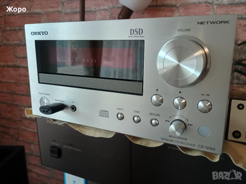 ⏯️Клип. Onkyo CR-N765 first ver AK4490R Verita Velvet, снимка 1