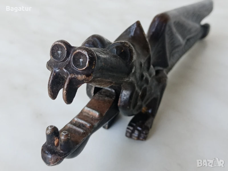 Стара ретро орехотрошачка Дракон,маркирана, снимка 1