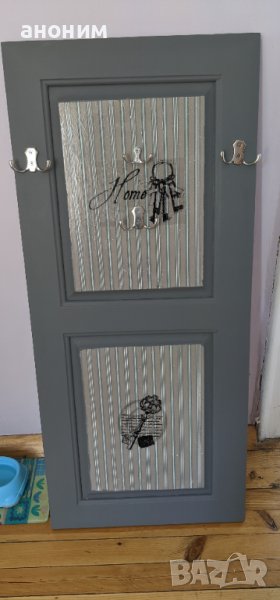 Дървена дълга закачалка, снимка 1