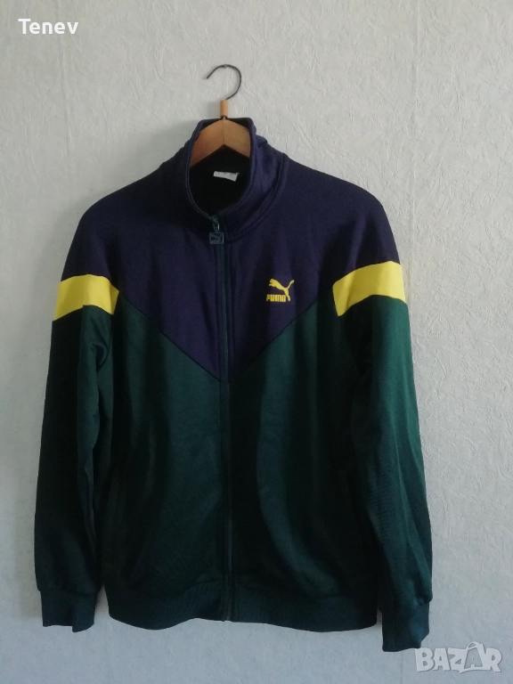 Puma Iconic MCS Ново Оригинално мъжко горнище размер L Green, снимка 1