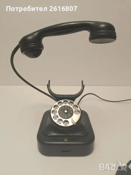 Автентичен шайбов тел. SIEMENS преработен на лампа с "летяща слушалка", снимка 1