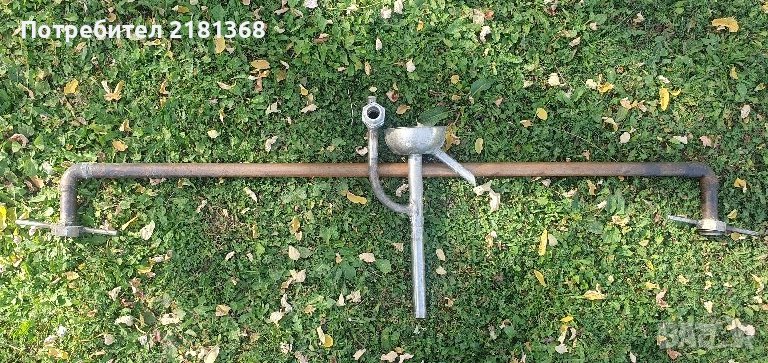 медна лула за казан и баретка за спиртомер , снимка 1