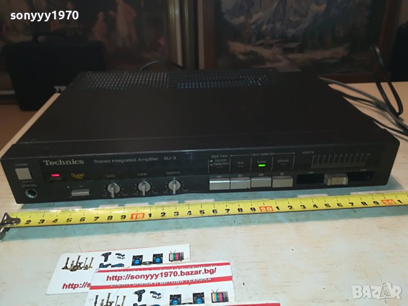 ★ █▬█ 🛑 ▀█▀ ★TECHNICS AMPLIFIER-MADE IN JAPAN 0611221714, снимка 1