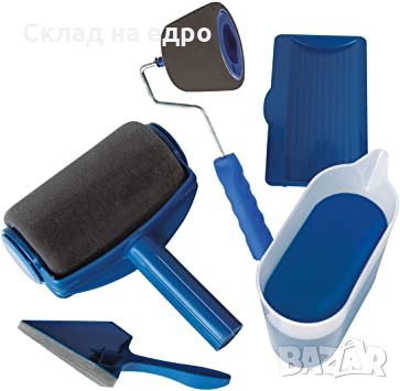 Професионален комплект валяци за боядисване - 3бр. валяк + резервоар, снимка 1