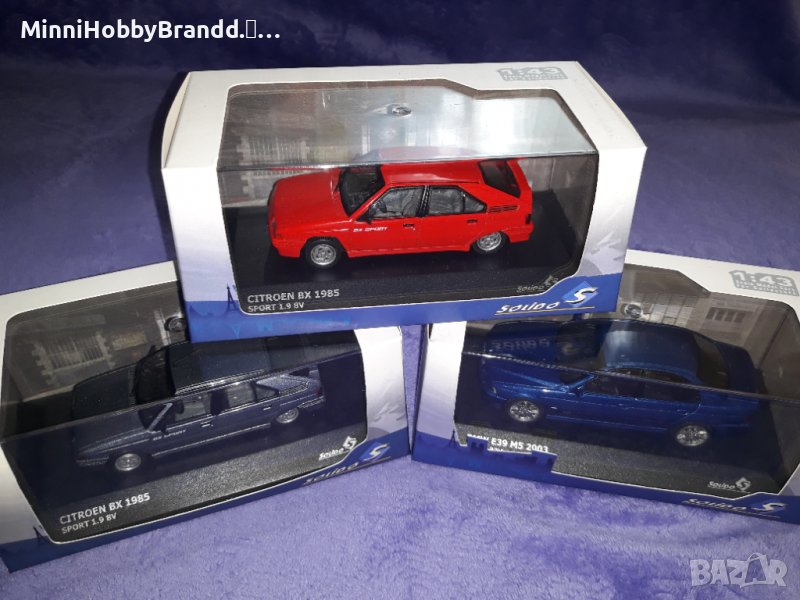 BMW E 39 M5 2003 5.0 V8 32V., CITROEN BX 1985 sport 1.9 8V. top top  top  1.43  Solido.!, снимка 1