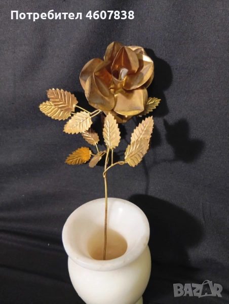 Роза месинг 20 см, снимка 1