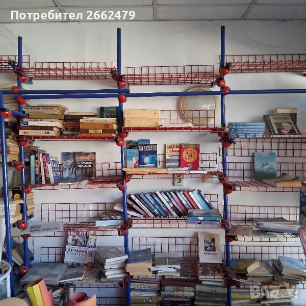 Продавам метални стелажи за магазин., снимка 1