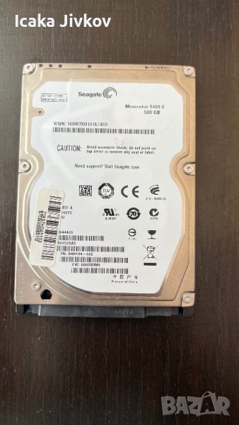 Хард диск за лаптоп seagate 500GB, снимка 1