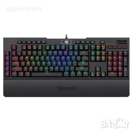 Клавиатура Геймърска USB Redragon Brahma K586 Механична с RGB Подсветка, снимка 1