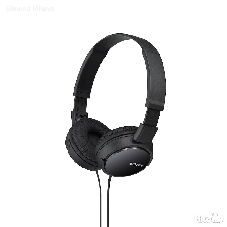 Слушалки, Sony Headset MDR-ZX110 black, снимка 1