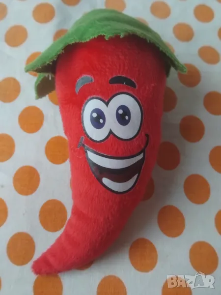 НОВ плюшен ключодържател люта чушка , снимка 1