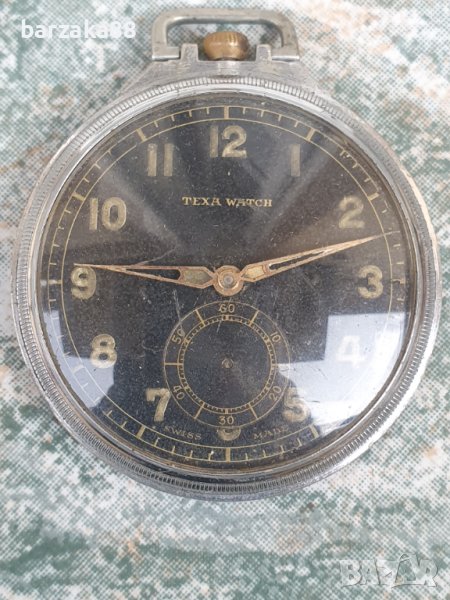 Стар джобен часовник Texa Watch, снимка 1
