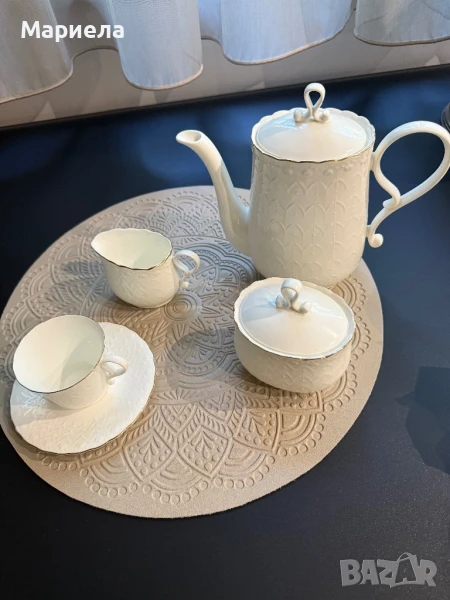 Сервиз от костен порцелан,цена 210 лв., снимка 1