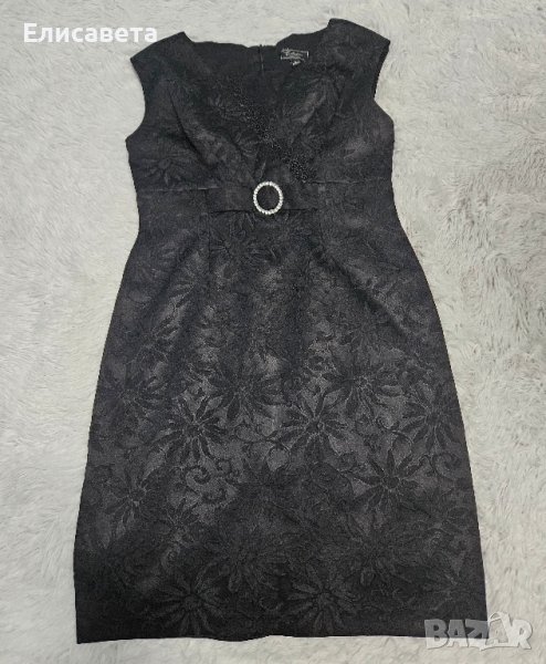 Дамска официална рокля в черен цвят , снимка 1