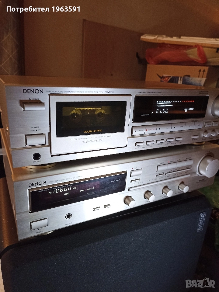  сет DENON касетен дек и ресивър, снимка 1