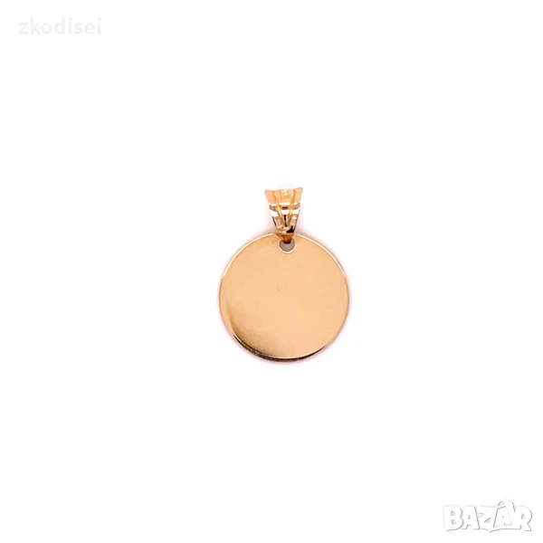 Златен медальон 0,83гр. 14кр. проба:585 модел:32132-4, снимка 1
