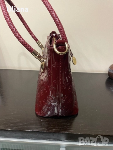 Дамска чанта естествен лак, снимка 11 - Чанти - 51923476