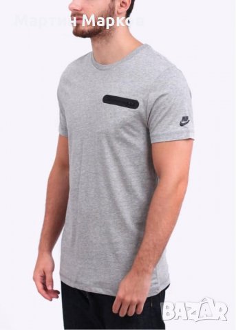 Nike Glory Pocket T-Shirt Men's Gray, снимка 4 - Тениски - 35030987