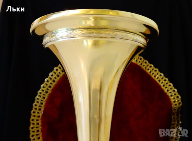 Царски бронзов бокал,чаша за вино 500 мл.,лози,грозде , снимка 11 - Антикварни и старинни предмети - 37274989