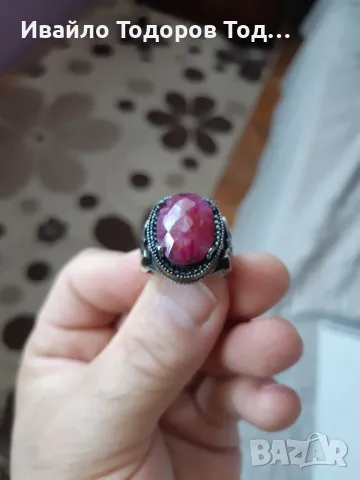 Уникален мъжки бутиков сребърен пръстен 