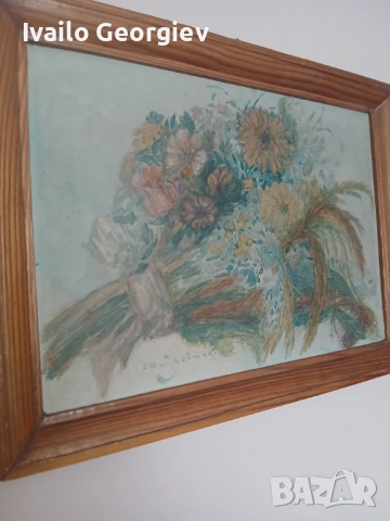 Стар натюрморт, снимка 2 - Картини - 52293024