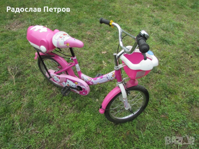 Детски велосипед с помощни колела, снимка 2 - Детски велосипеди, триколки и коли - 53495069