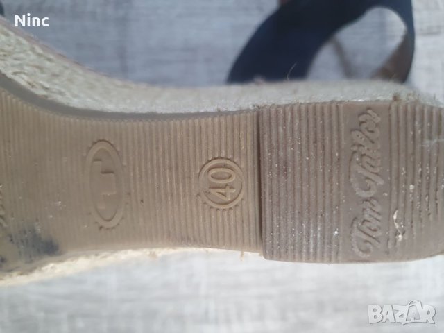 Дамски сандали Тоm Tailor 40, снимка 5 - Сандали - 40265596