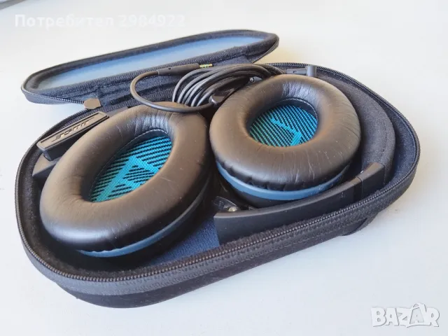 Оригинални слушалки Bose QuietComfort 25, Черни + резервен калъф, снимка 5 - Слушалки и портативни колонки - 47724260