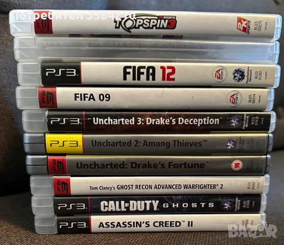 PS3 игри - 10 броя в отлично състояние! + подарък!