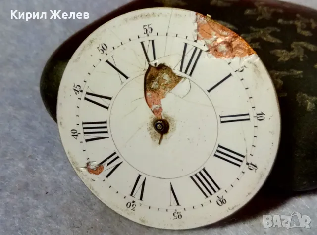 МЕХАНИЗЪМ от РЯДЪК СТАР КОЛЕКЦИОНЕРСКИ ШВЕЙЦАРСКИ ДЖОБЕН ЧАСОВНИК с РИМСКИ ЦИФЕРБЛАТ 49632, снимка 11 - Антикварни и старинни предмети - 48579075