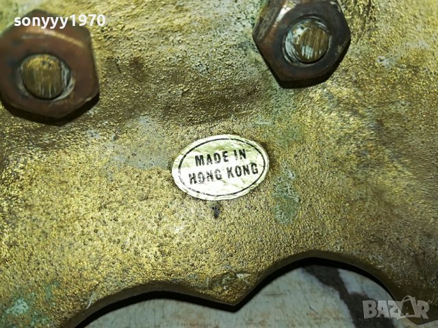 MADE IN HONG KONG-МЕД/МЕСИНГ-ВНОС FRANCE 1911222055, снимка 14 - Антикварни и старинни предмети - 38728488