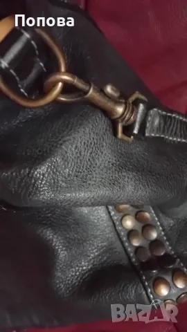 "Vera Pelle" чанта естествена кожа производство Италия, снимка 2 - Чанти - 48245260