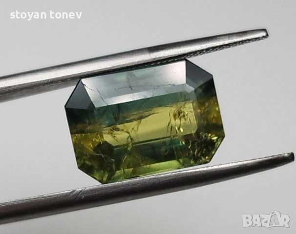 Рядък ненагряван двуцветен сапфир 3.29кт.! Сертифициран! нов!, снимка 6 - Други - 52230922