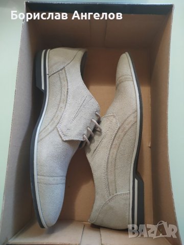 Велурени обувки N40 - чисто нови!!!! , снимка 7 - Официални обувки - 36953625
