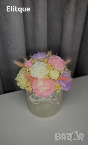 🌸 Сапунен букет – стилен и дълготраен подарък