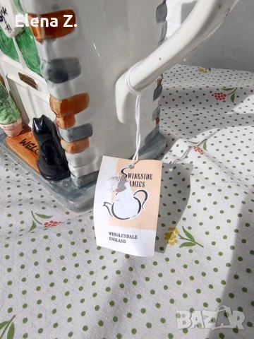 Ретро чайник The Door на Swineside Teapottery - минимална забележка, снимка 13 - Декорация за дома - 53569872