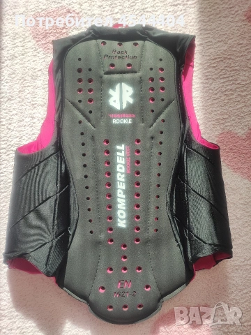 Детска предпазна жилетка за езда Komperdell Rookie Vest , снимка 7 - Спортна екипировка - 53122168