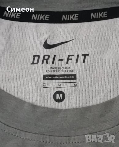 Nike DRI-FIT Fleece Sweatshirt оригинално горнище M Найк спорт горница, снимка 3 - Спортни дрехи, екипи - 44046850