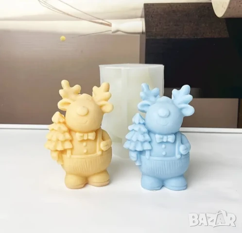 Молд коледен елен с елха , снимка 1