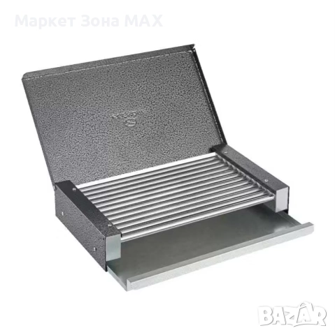 Перфектният вкус на скара директно в кухнята. Неръждаема стомана, незалепващо покритие