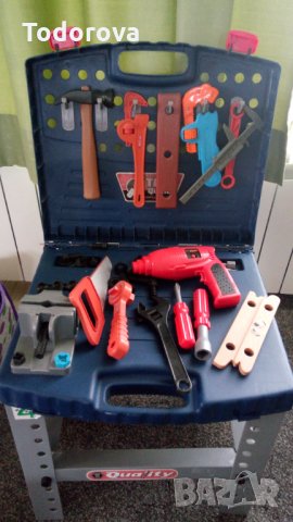 Работилница с инструменти в куфар, снимка 3 - Играчки за стая - 33279663