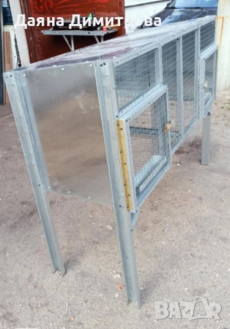 двойна клетка за зайци , снимка 5 - За гризачи - 52244852