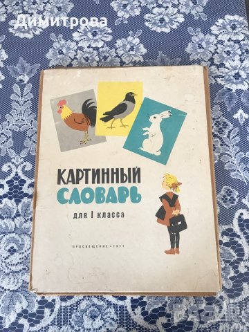 Картинен руски речник /албум/ за I клас , снимка 1 - Антикварни и старинни предмети - 43849748