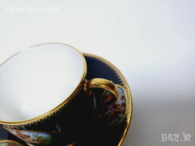 Чаша за чай от френски фин порцелан , снимка 7 - Чаши - 49694621