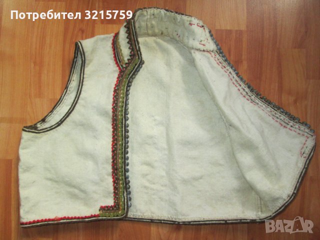 19в. Стар автентичен елек за носия -бронзови копчета и сърма, снимка 4 - Антикварни и старинни предмети - 38124474